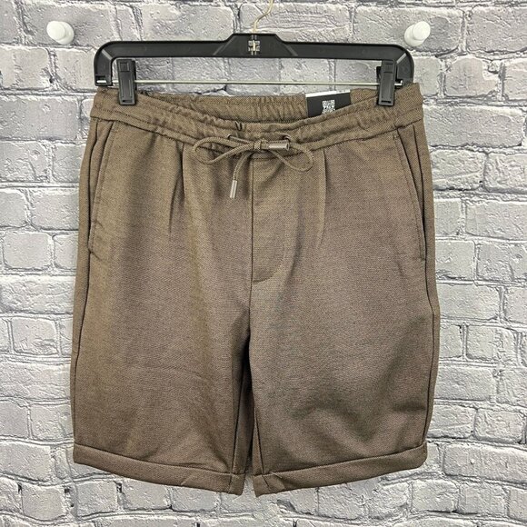 Denim & Flower Ricky Singh Jacquard Textured Shorts Mens Size Small 30 - Picture 1 of 8